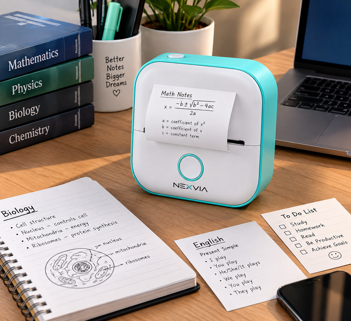 Nexvia T02 Thermal Label Printer Wireless Bluetooth Portable Label Maker