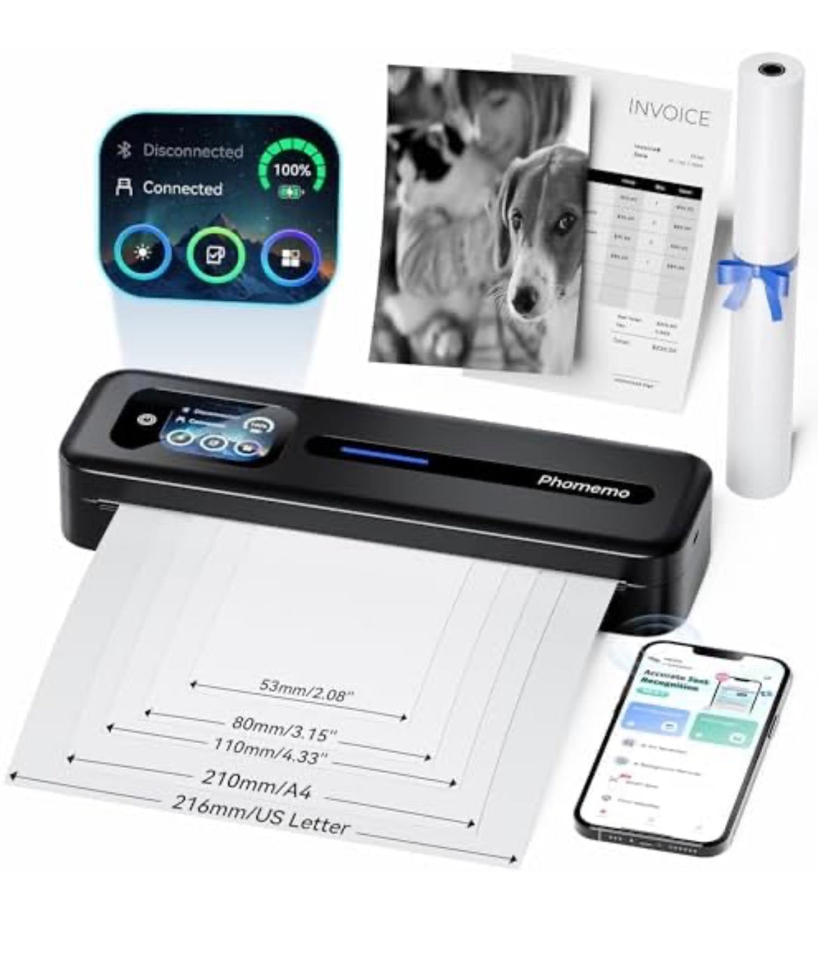 Nexvia™ Pro HD Touch A4 Thermal Printer (300 DPI)