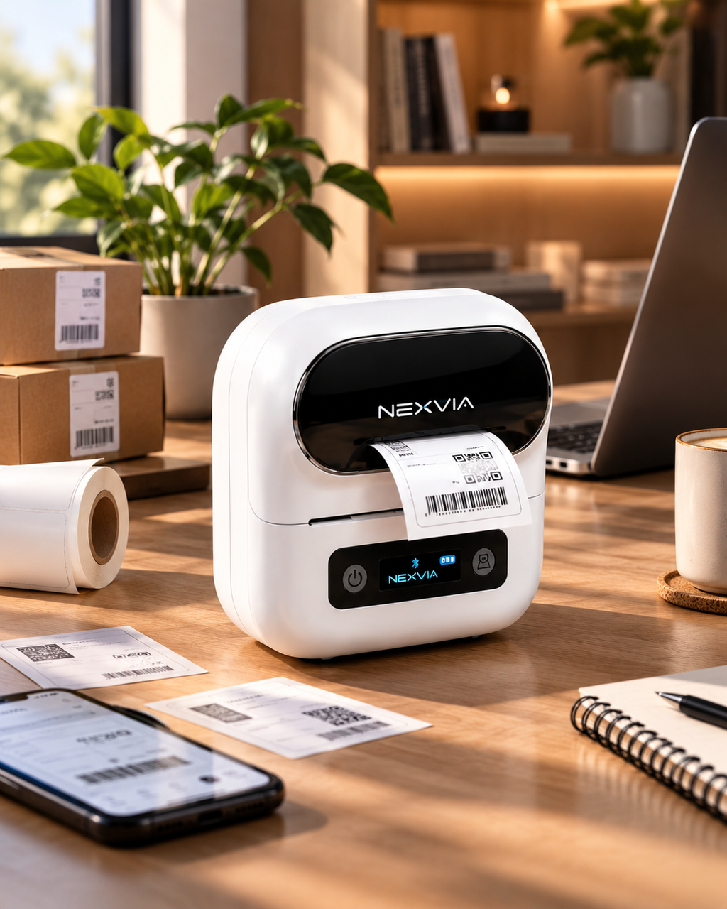 Portable Thermal Label Printer