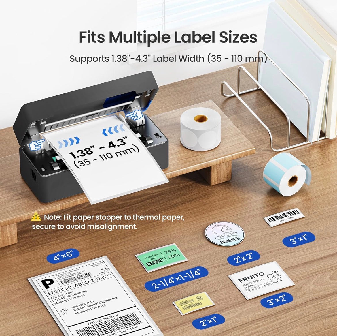 Nexvia™ Ultra-Porto Wireless Thermal Label Printer