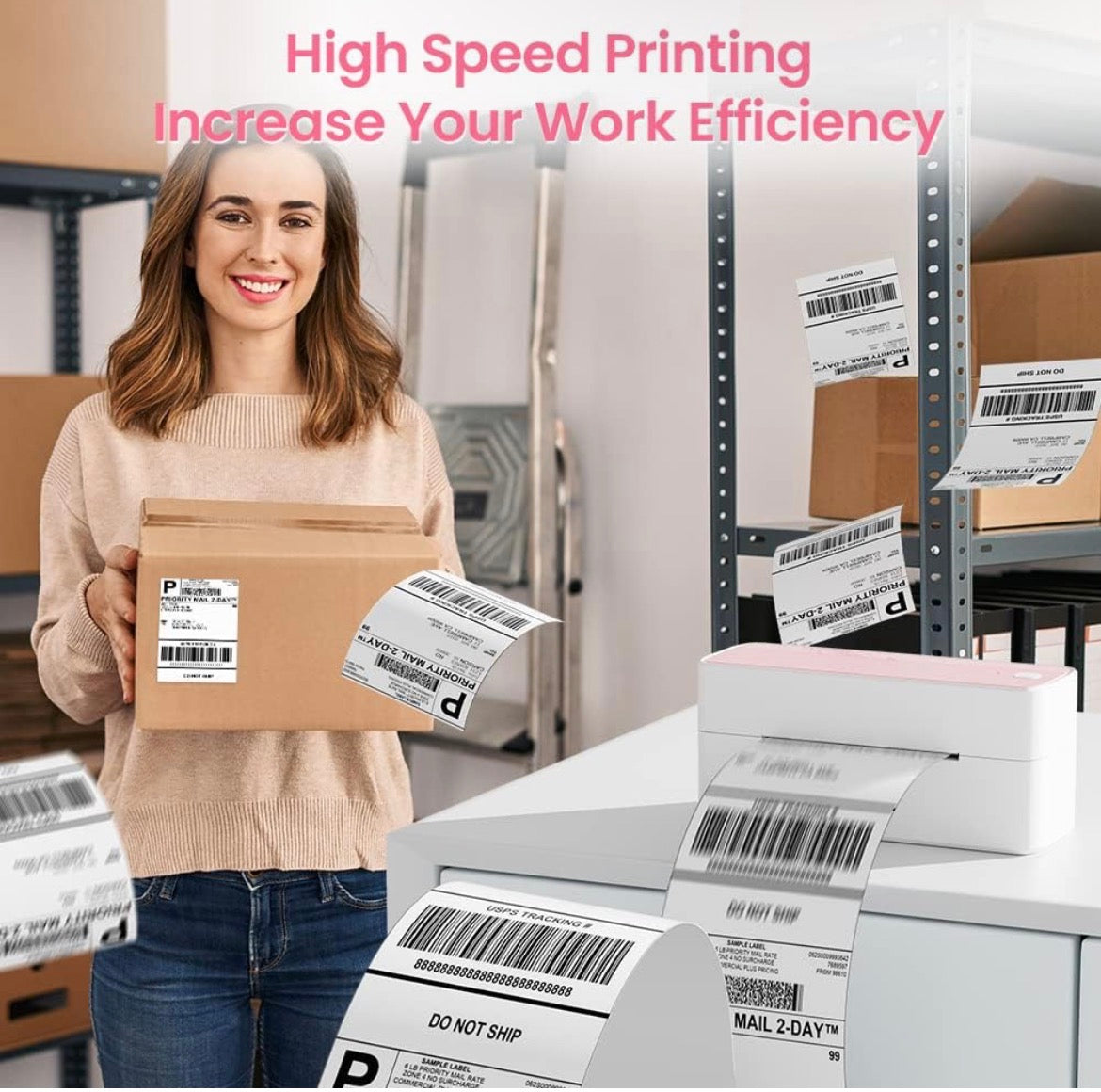 Nexvia™ Ultra-Porto Wireless Thermal Label Printer