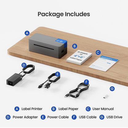 Nexvia™ Ultra-Porto Wireless Thermal Label Printer
